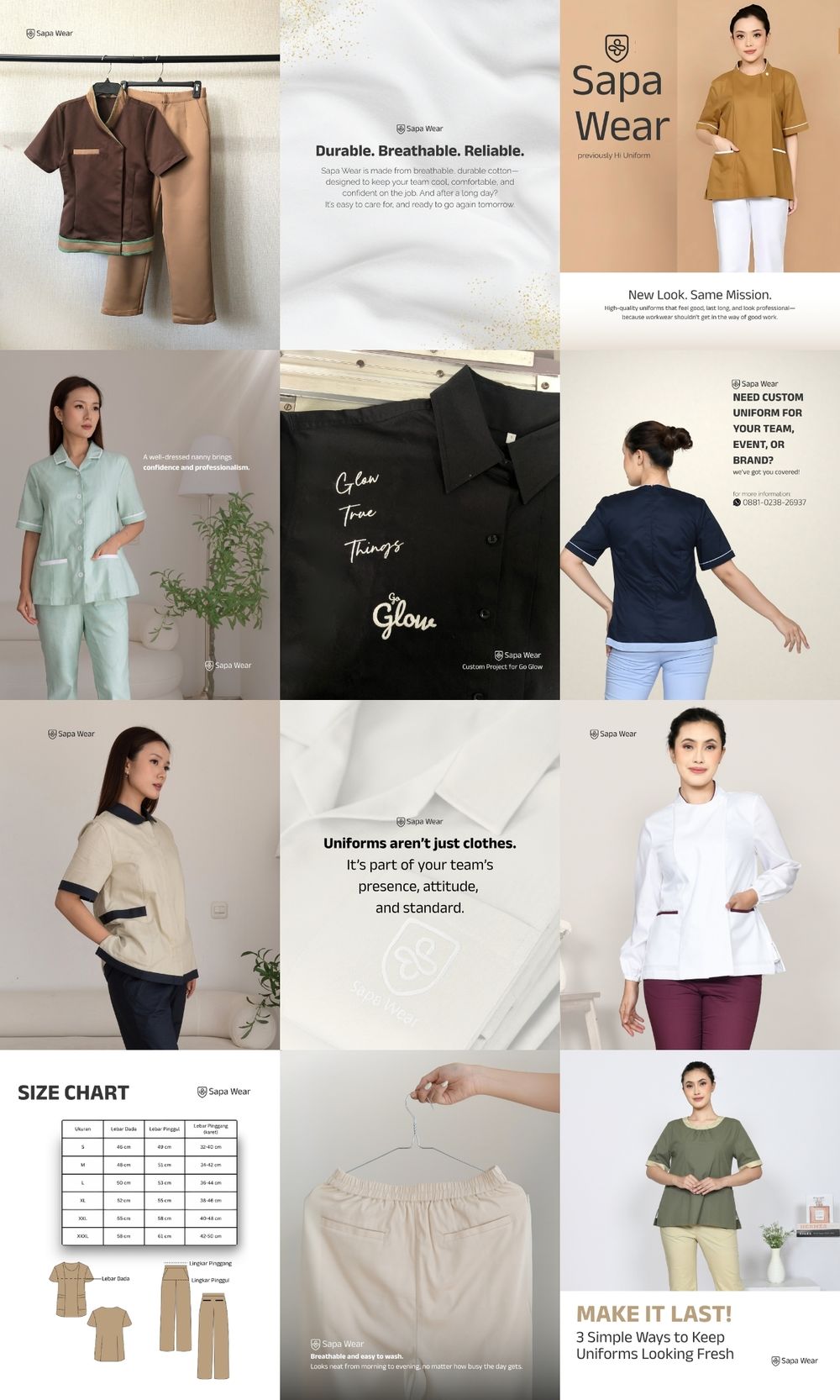 Sapa Wear Instagram grid